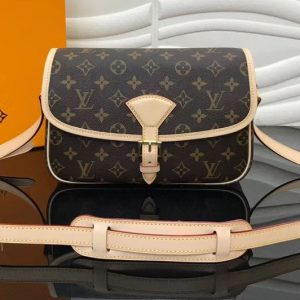 Replica Louis Vuitton M42250 LV Monogram Canvas Sologne Crossbody Shoulder Bags