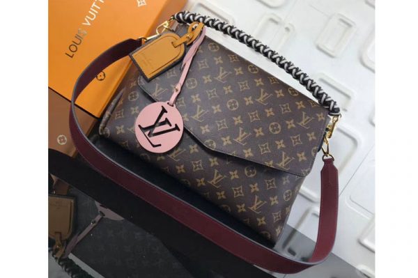 Replica Louis Vuitton M43953 LV Beaubourg Monogram Canvas Bags Wine