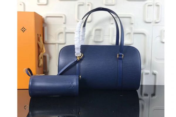 Replica Louis Vuitton M52222 LV Pipillion Epi Leather Bags Blue