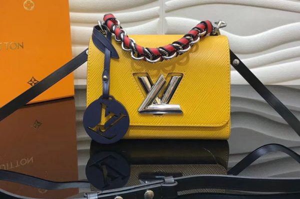 Replica Louis Vuitton M52507 LV Twist PM Epi Leather Bags Yellow