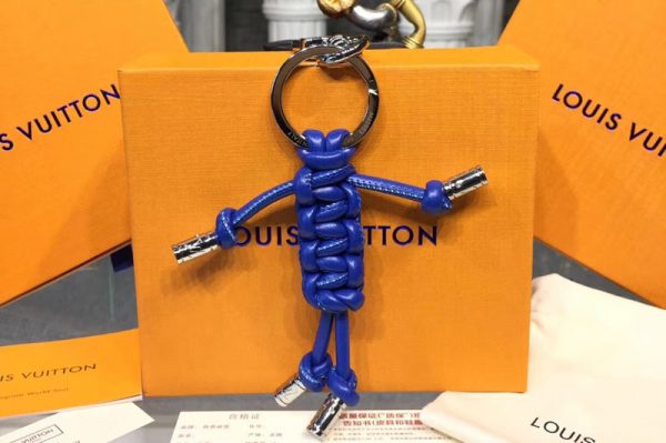 Replica Louis Vuitton M62884 LV MR Louis Bag Charm And Key Holder Blue