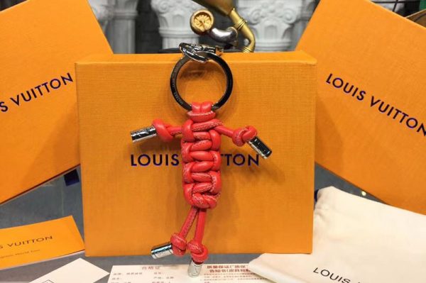 Replica Louis Vuitton M62957 LV MR Louis Bag Charm And Key Holder Orange