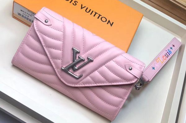 Replica Louis Vuitton M63729 LV New Wave Long Wallet Pink