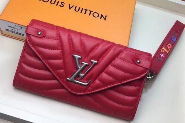 Replica Louis Vuitton M63299 LV New Wave Long Wallet Red