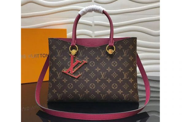 Replica Louis Vuitton N40050 LV Riverside Monogram Canvas Bags Wine