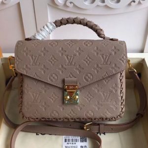 Replica Louis Vuitton M43941 LV Monogram Empreinte Pochette Metis Bags Vison