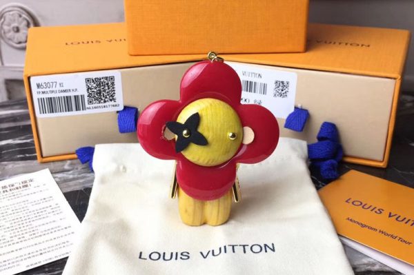 Replica Louis Vuitton M63077 LV Vivienne Bag Charm And Key Holder Red