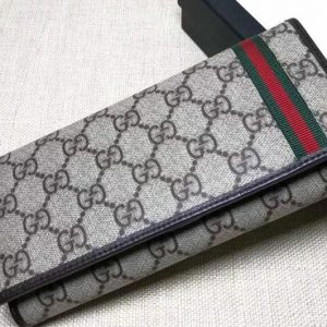 Replica Gucci 212186 GG Supreme Bi-Fold Wallet