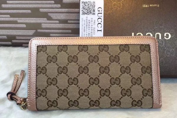 Replica Gucci 323397 Bree Original GG Canvas Zip Around Wallet