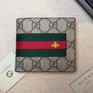 Replica Gucci 408827 Web GG Supreme wallet