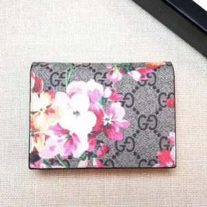 Replica Gucci 410088 GG Blooms Pink Card Case