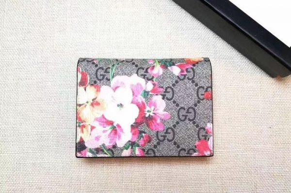 Replica Gucci 410088 GG Blooms Pink Card Case