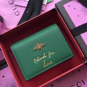 Replica Gucci Animalier Card Case 460185 Green