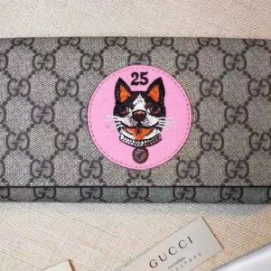 Replica Gucci 506276 GG Supreme Bosco Patch Wallet