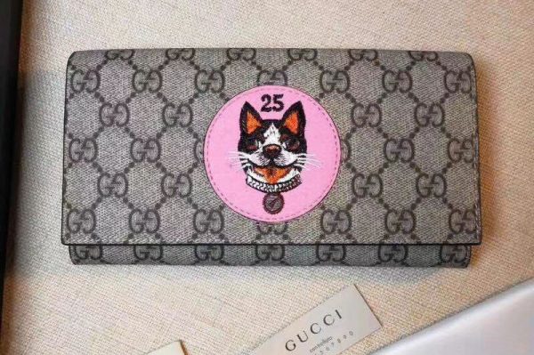 Replica Gucci 506276 GG Supreme Bosco Patch Wallet