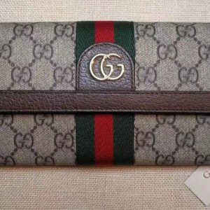 Replica Gucci 523153 Ophidia GG continental wallet