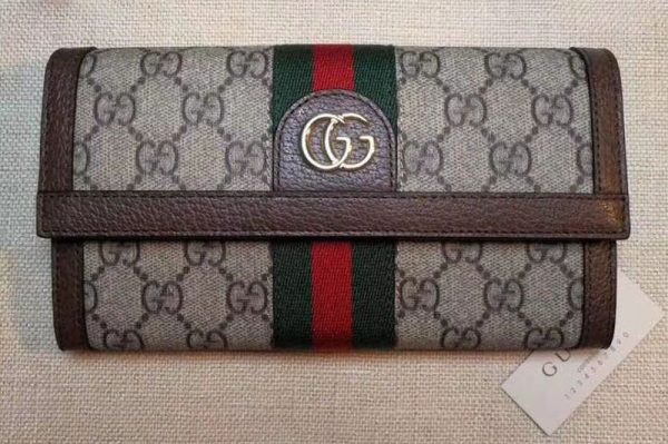 Replica Gucci 523153 Ophidia GG continental wallet