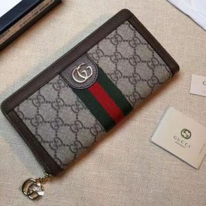 Replica Gucci ‎523154 Ophidia GG zip around wallet