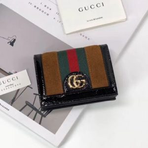 Replica Gucci Ophidia card case 523155 Brown