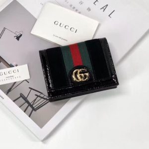 Replica Gucci Ophidia card case 523155 black