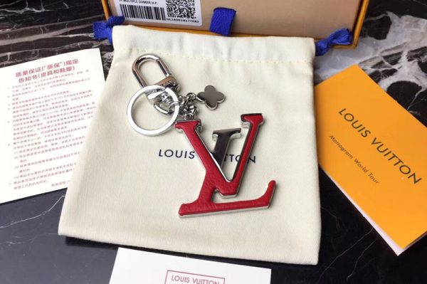 Replica Louis Vuitton M63080 LV Capucines Bag Charm And Key Holder Red