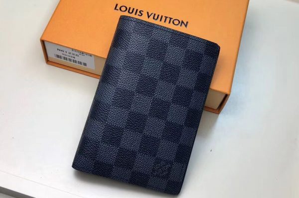 Replica Louis Vuitton N61226 LV Regular Wallet Damier Graphite Canvas