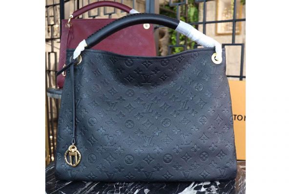 Replica Louis Vuitton M41066 LV Artsy MM Monogram Empreinte Bags Black