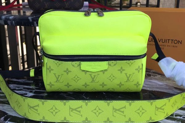 Replica Louis Vuitton M43843 LV Monogram Canvas Messenger PM Yellow