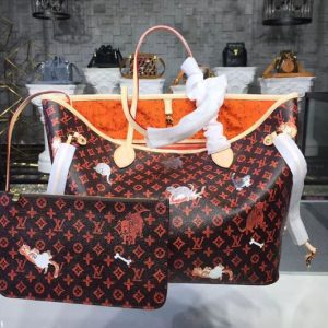 Replica Louis Vuitton M44441 LV Transformed Monogram canvas Neverfull MM Bags