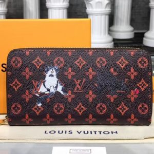 Replica Louis Vuitton M63875 LV Transformed Monogram canvas Zippy Wallet Red