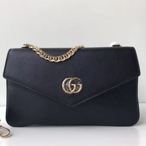 Replica Gucci 524822 Medium double shoulder bags Black