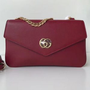 Replica Gucci 524822 Medium double shoulder bags Red