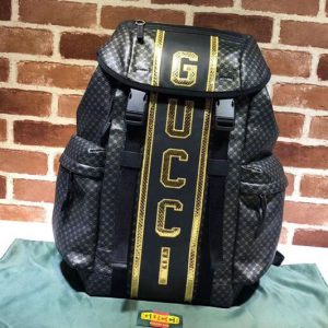 Replica Gucci ‎536413 GG Dapper Dan backpack Black