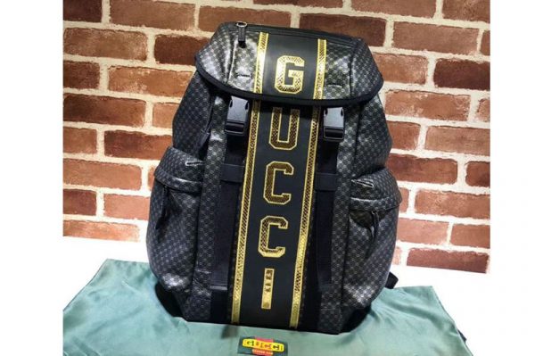 Replica Gucci ‎536413 GG Dapper Dan backpack Black