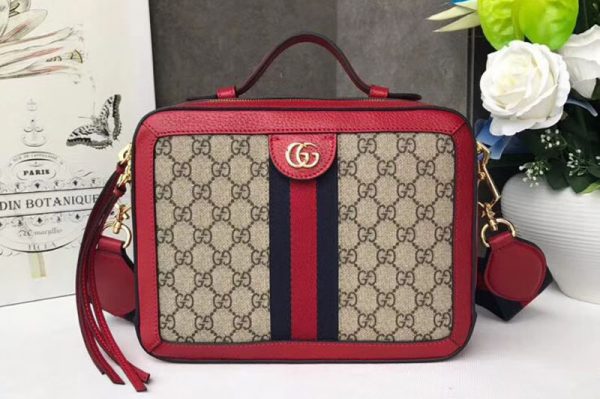 Replica Gucci 550622 Ophidia small GG shoulder bags Red