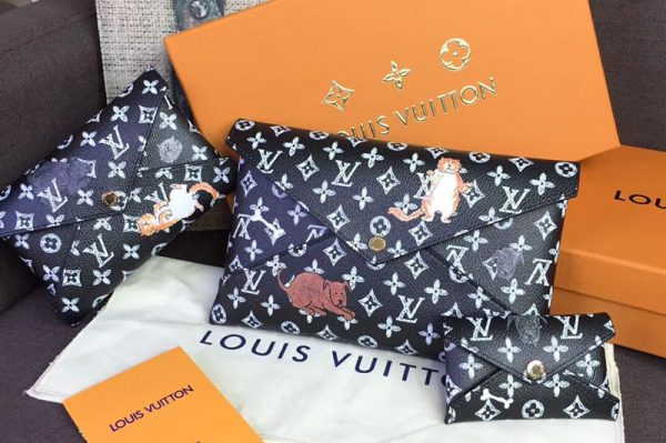 Replica Louis Vuitton M63885 Pochette Kirigami Black