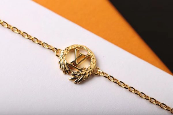 Replica Louis Vuitton M64292 LV Angel Bracelet Yellow Gold