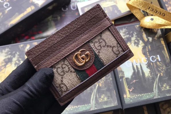 Replica Gucci ‎523159 Ophidia GG card case