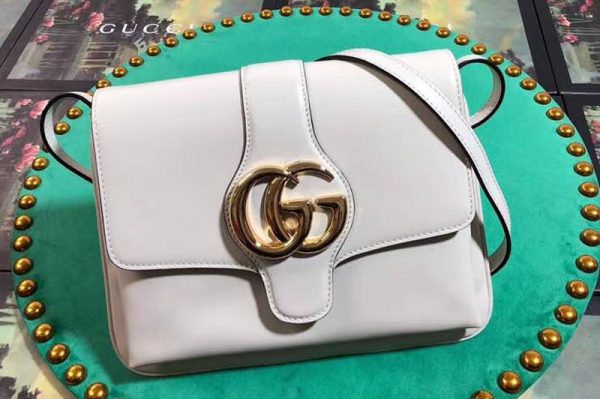 Replica Gucci ‎550126 Arli medium shoulder bags White Leather