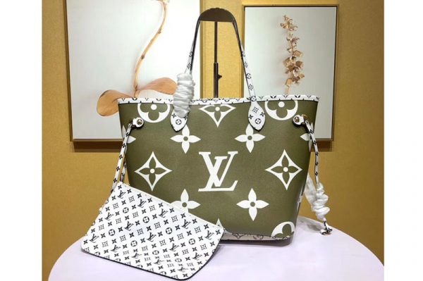 Replica Louis Vuitton M44568 LV Neverfull MM Monogram Coated canvas