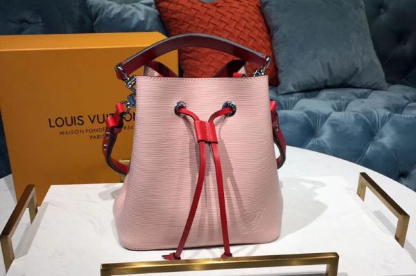 Replica Louis Vuitton M53609 LV Neonoe BB Epi Leather Rose Ballerine