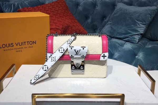 Replica Louis Vuitton M90442 LV Wynwood Bags Monogram Vernis Creme