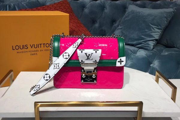 Replica Louis Vuitton M90443 LV Wynwood Bags Monogram Vernis Berlingot