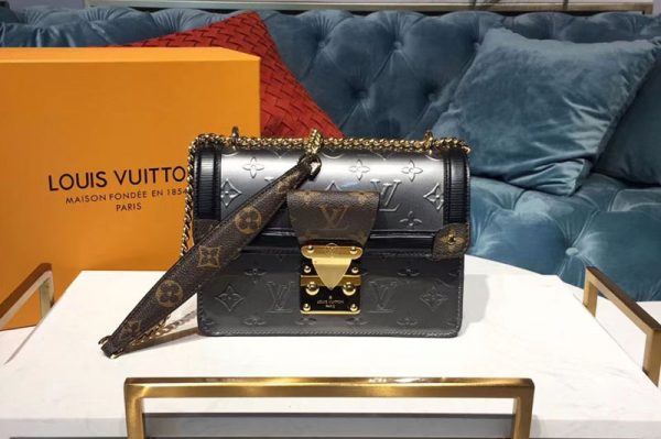 Replica Louis Vuitton M90442 LV Wynwood Bags Monogram Vernis Grey