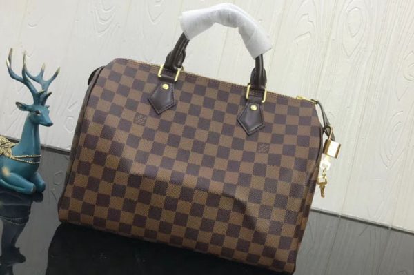 Replica Louis Vuitton N41364 LV Speedy 30 Damier Ebene Canvas