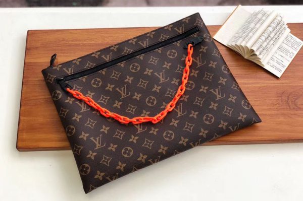 Replica Louis Vuitton M44484 A4 Pouch Bags Monogram Canvas