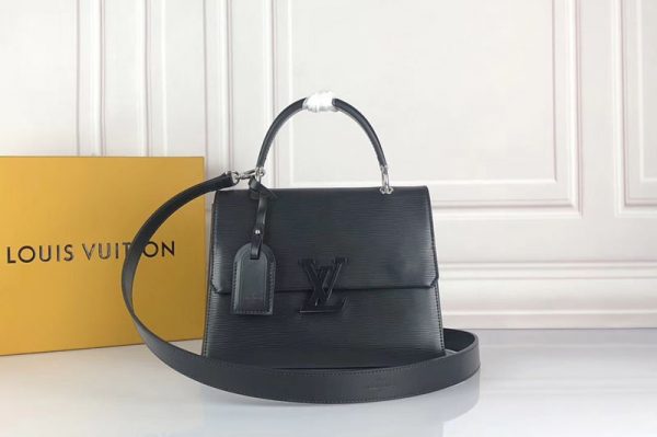 Replica Louis Vuitton M53695 LV Grenelle PM Bags Epi Leather Black