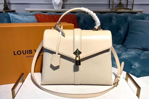 Replica Louis Vuitton M53815 LV Rose Des Vents MM Bags Cream Calf Leather