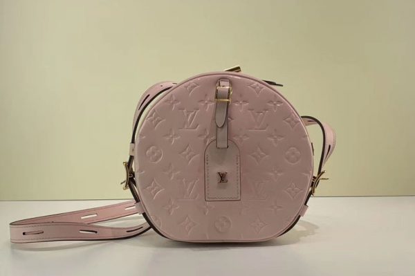 Replica Louis Vuitton M54100 LV Boite Chapeau Souple Bags Pink Monogram Vernis Leather