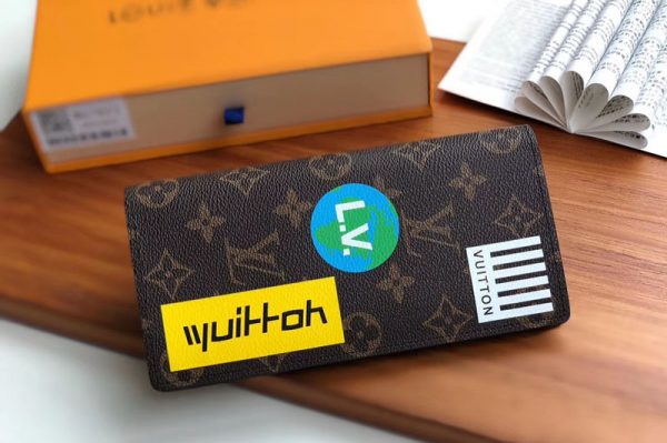 Replica Louis Vuitton M67823 LV Brazza Wallet Monogram canvas